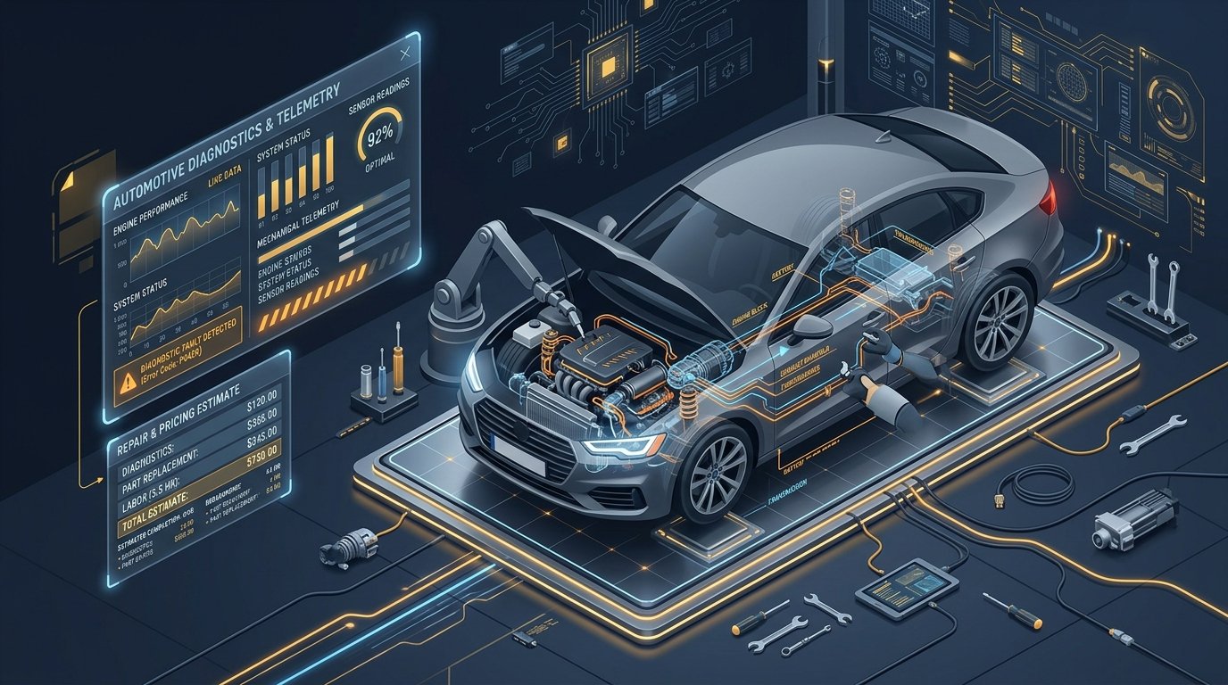 National Auto Repair Cost Estimator Diagnostics and Telemetry
